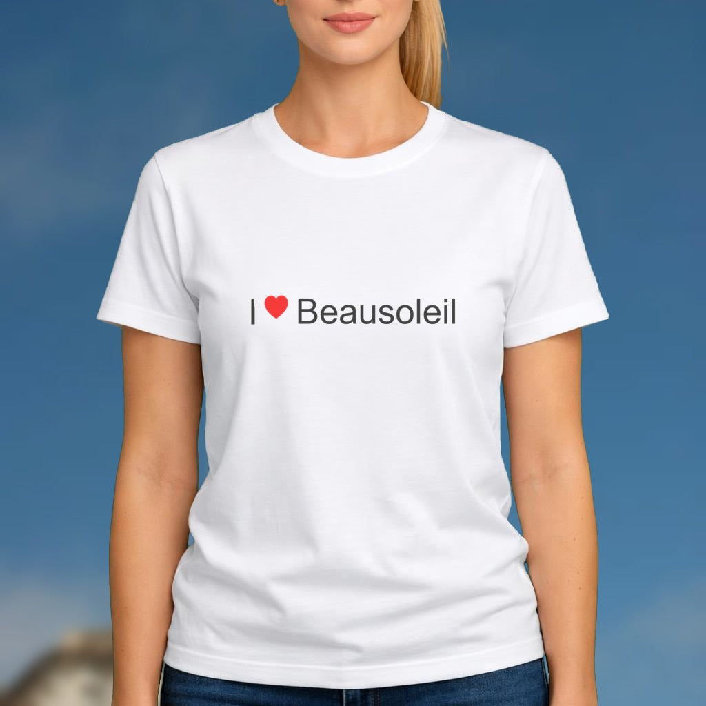 T-shirt I love beausoleil