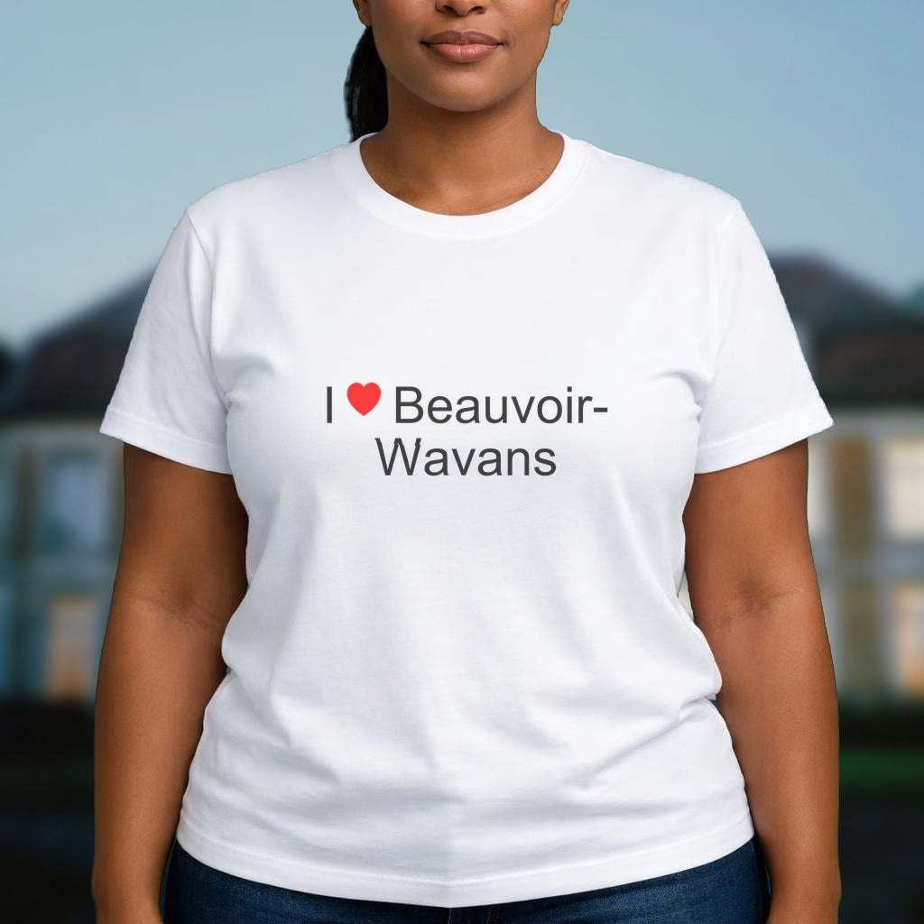 T-shirt I love beauvoir-wavans