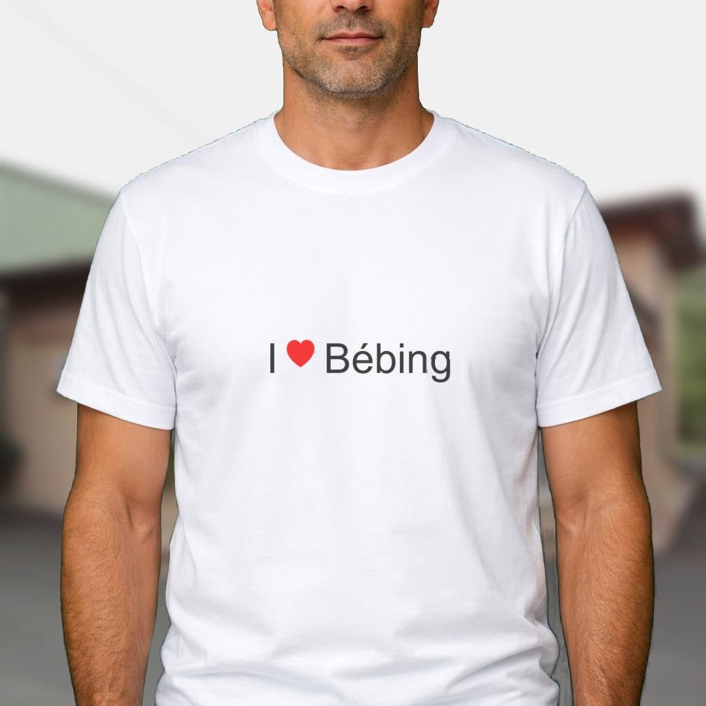 T-shirt I love bébing