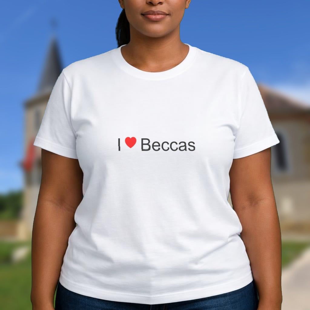 T-shirt I love beccas