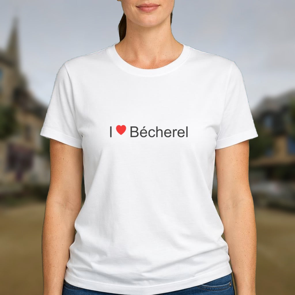 T-shirt I love bécherel