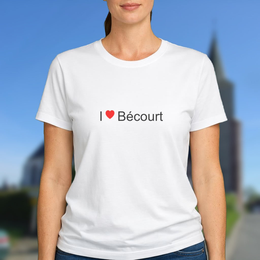 T-shirt I love bécourt