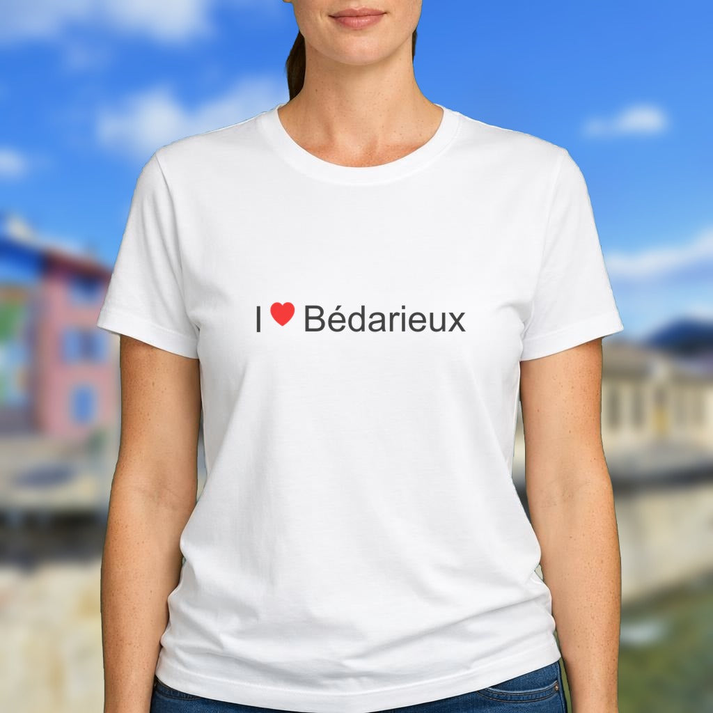 T-shirt I love bédarieux