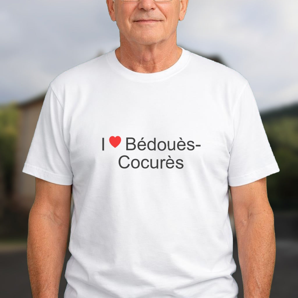 T-shirt I love bédouès-cocurès