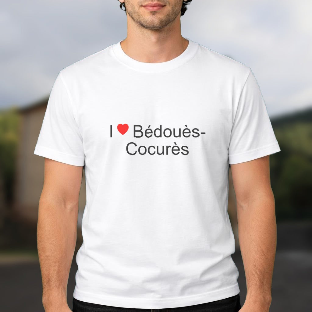 T-shirt I love bédouès-cocurès