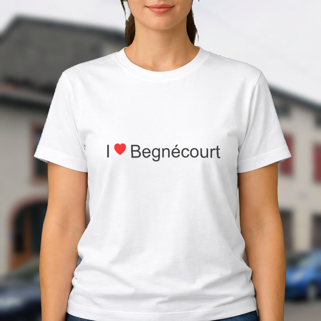 T-shirt I love begnécourt