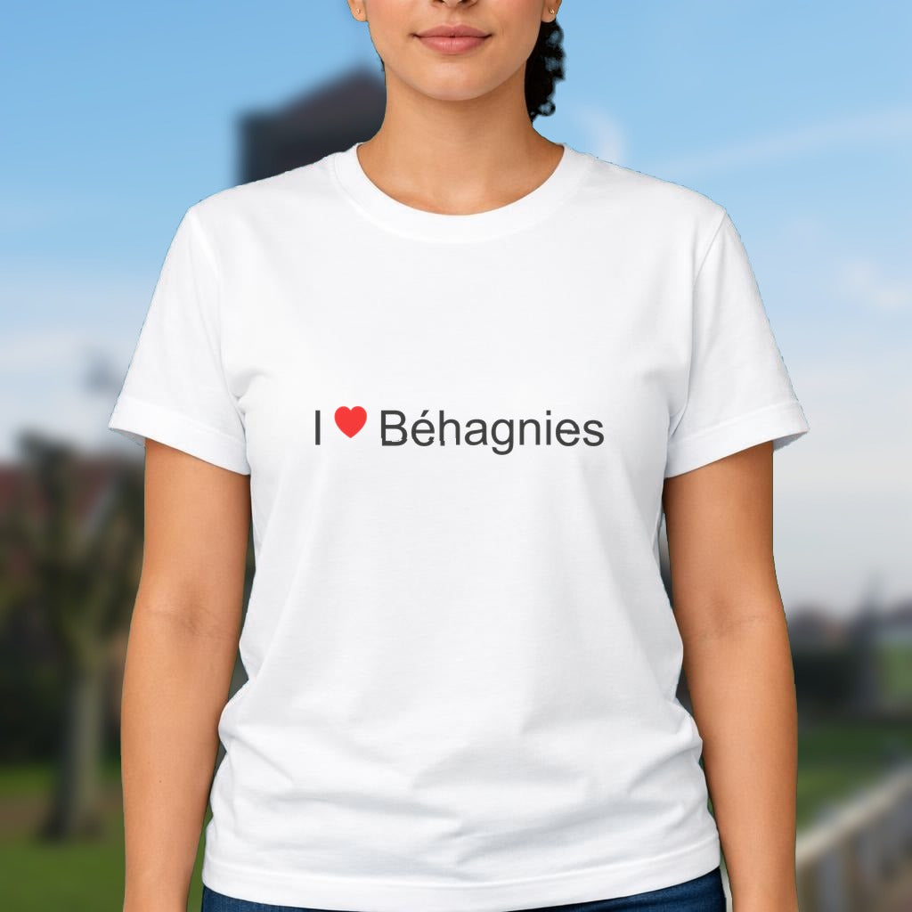 T-shirt I love béhagnies