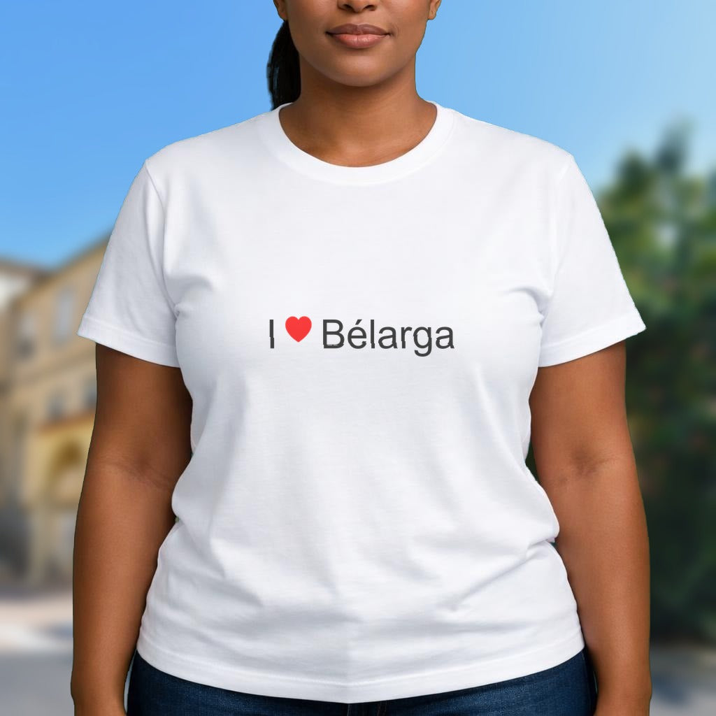 T-shirt I love bélarga