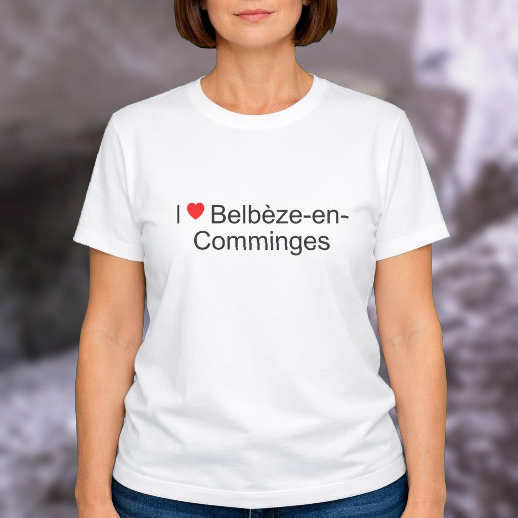 T-shirt I love belbèze-en-comminges