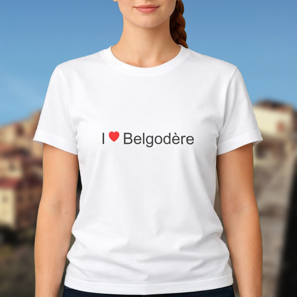 T-shirt I love belgodère