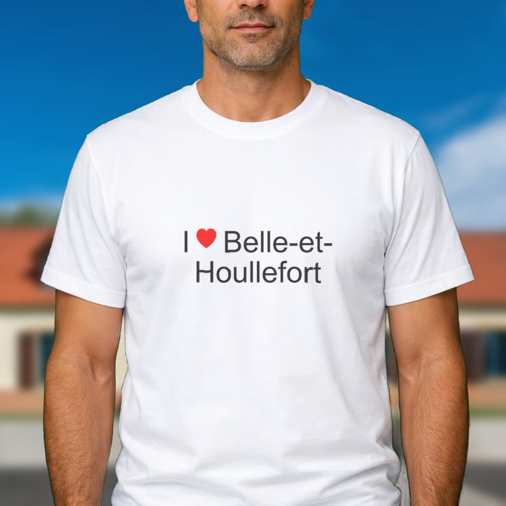 T-shirt I love belle-et-houllefort