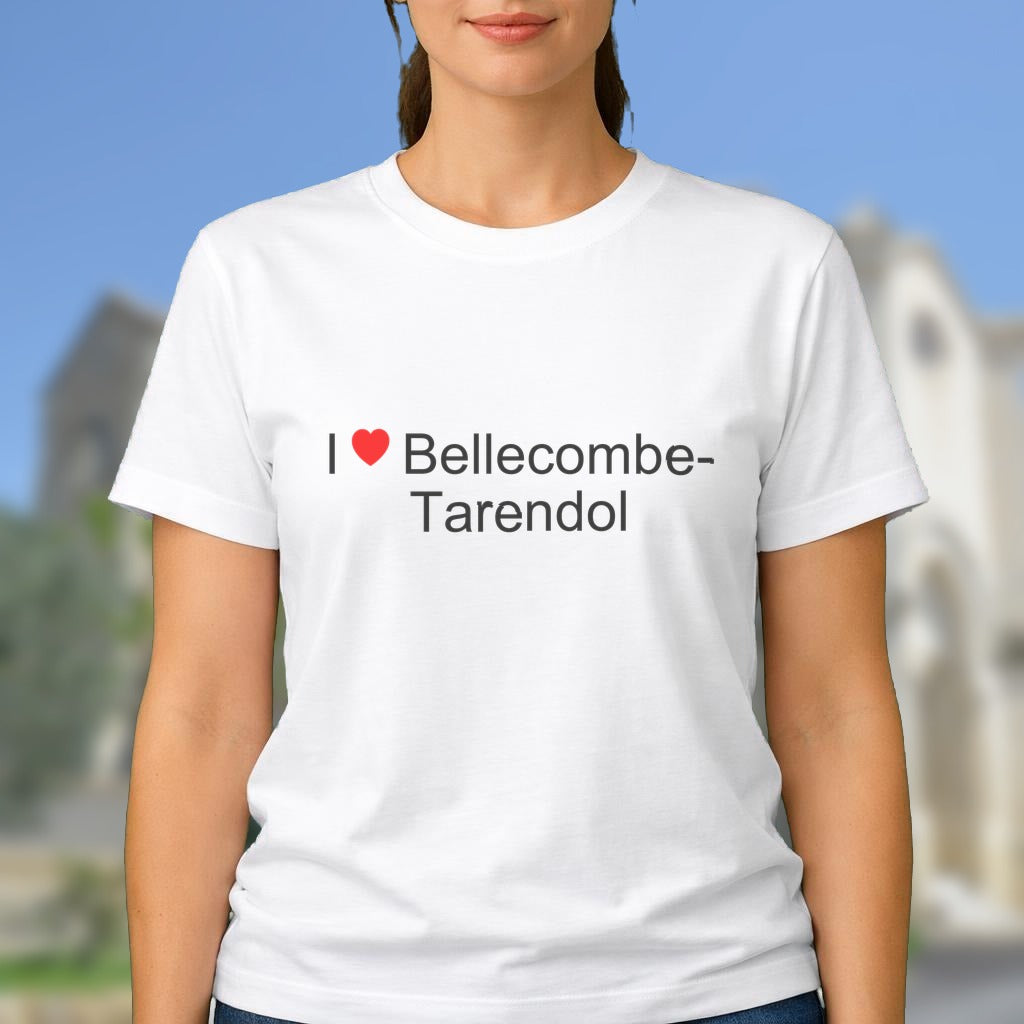 T-shirt I love bellecombe-tarendol