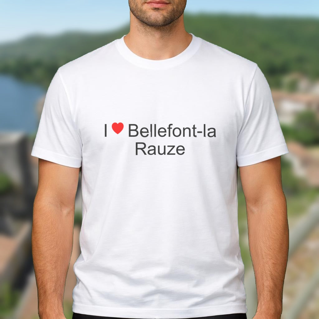T-shirt I love bellefont-la rauze