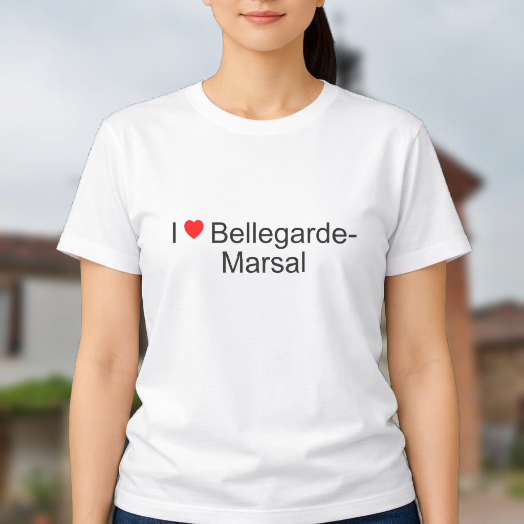 T-shirt I love bellegarde-marsal