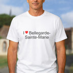 T-shirt I love bellegarde-sainte-marie
