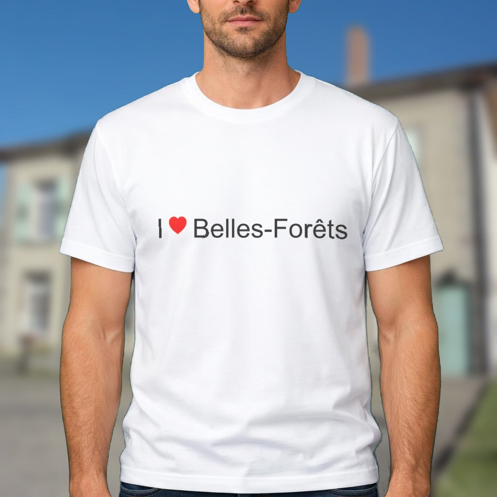 T-shirt I love belles-forêts