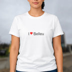 T-shirt I love belleu