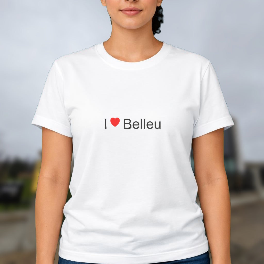 T-shirt I love belleu