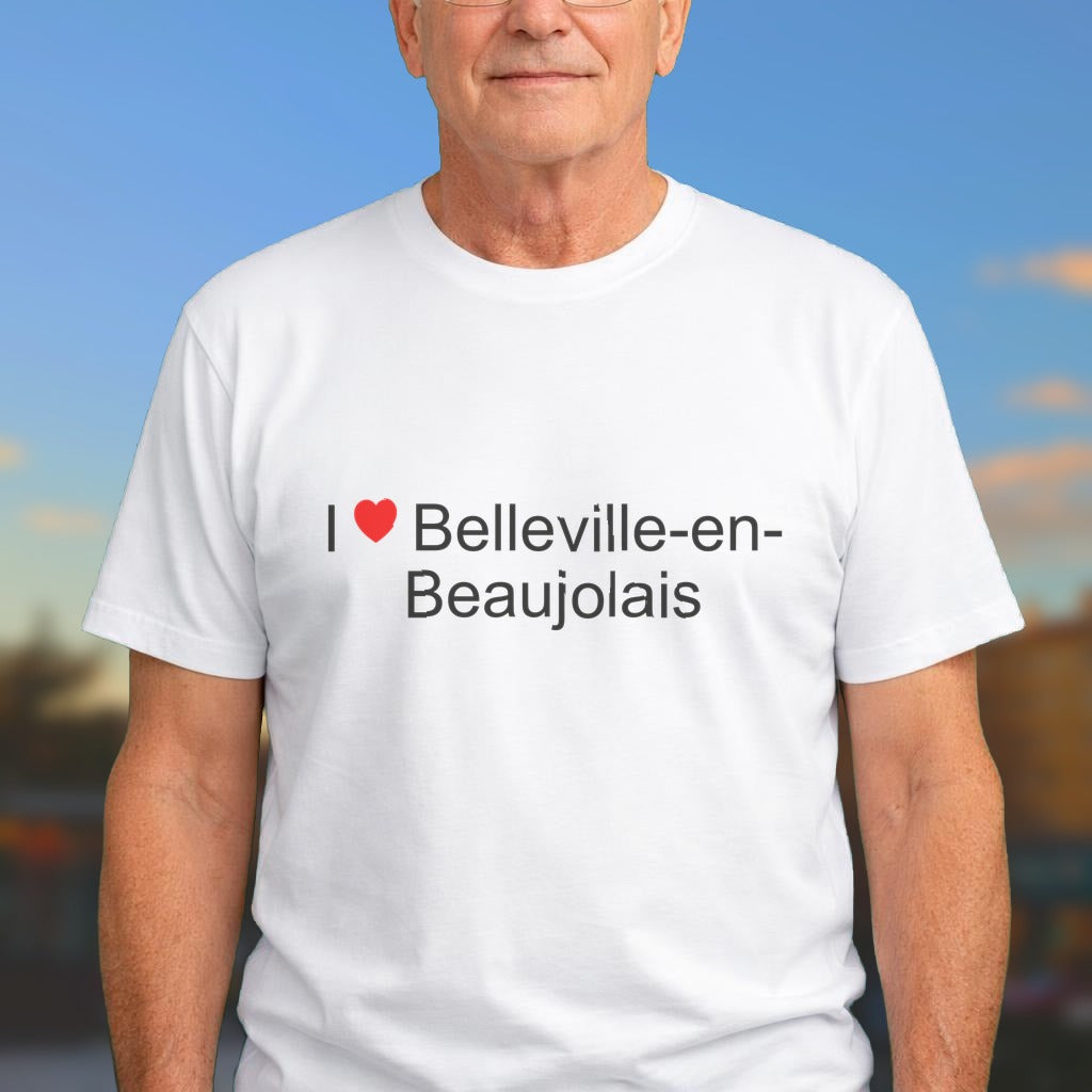 T-shirt I love belleville-en-beaujolais