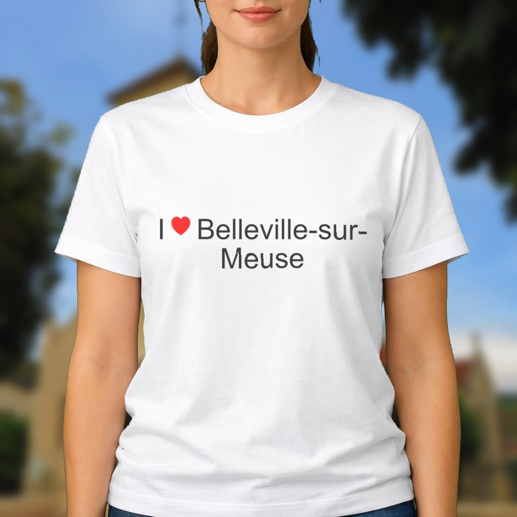 T-shirt I love belleville-sur-meuse