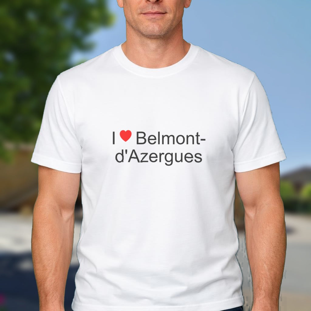 T-shirt I love belmont-d'azergues