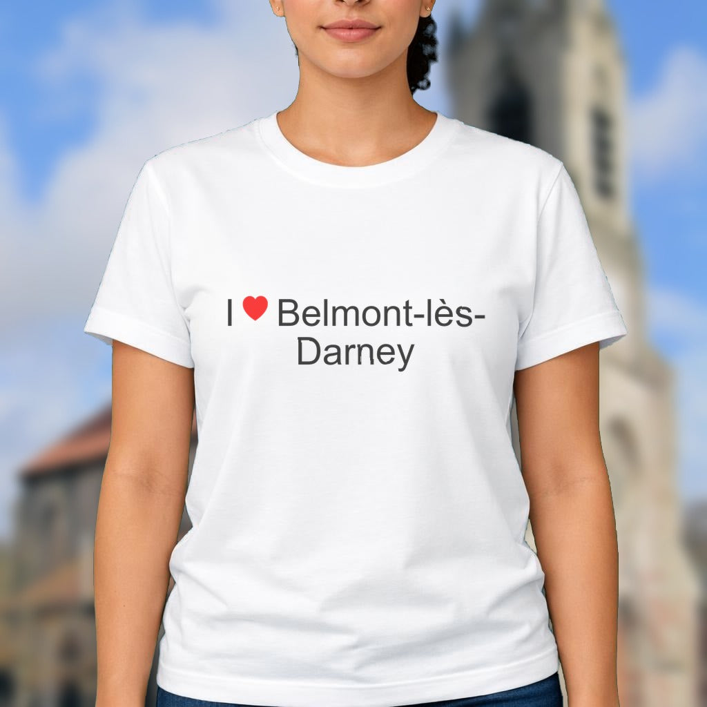 T-shirt I love belmont-lès-darney