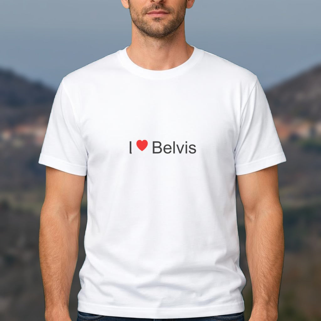 T-shirt I love belvis