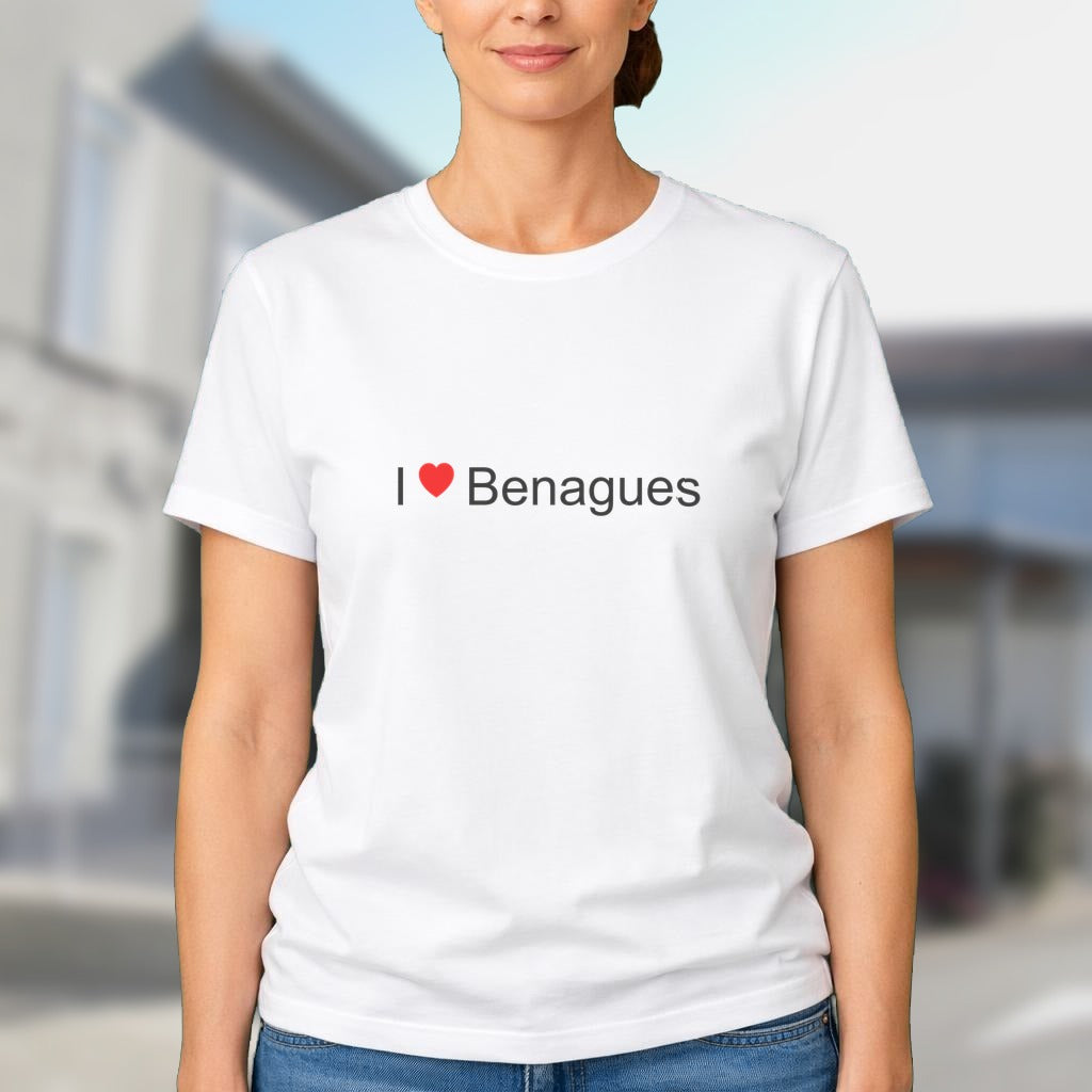 T-shirt I love benagues