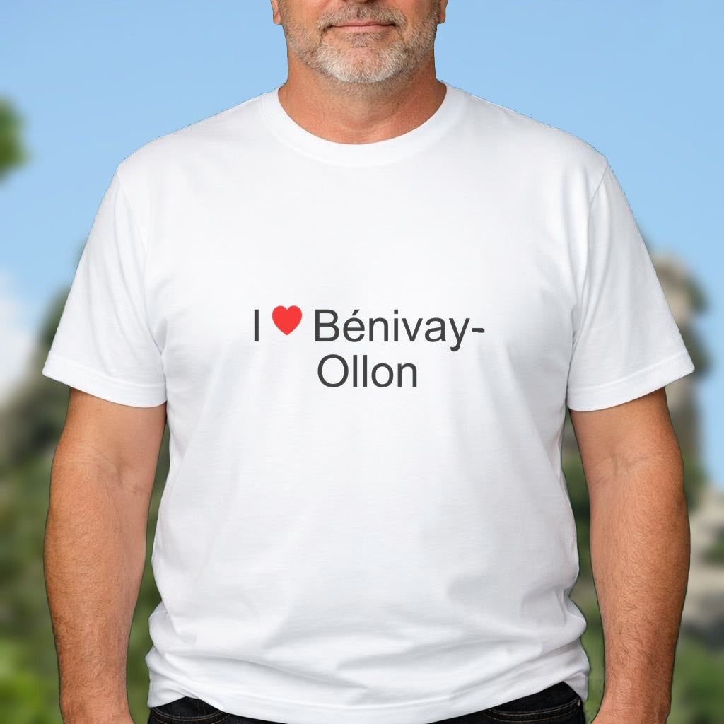 T-shirt I love bénivay-ollon