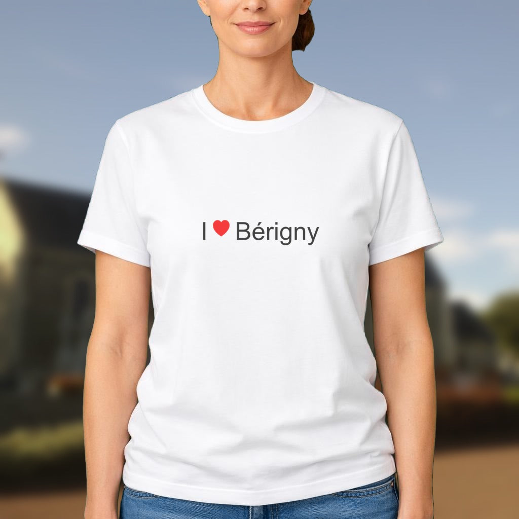 T-shirt I love bérigny