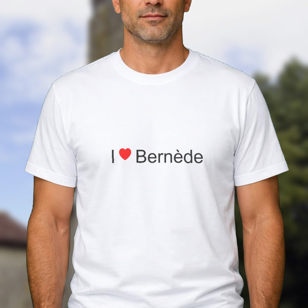 T-shirt I love bernède