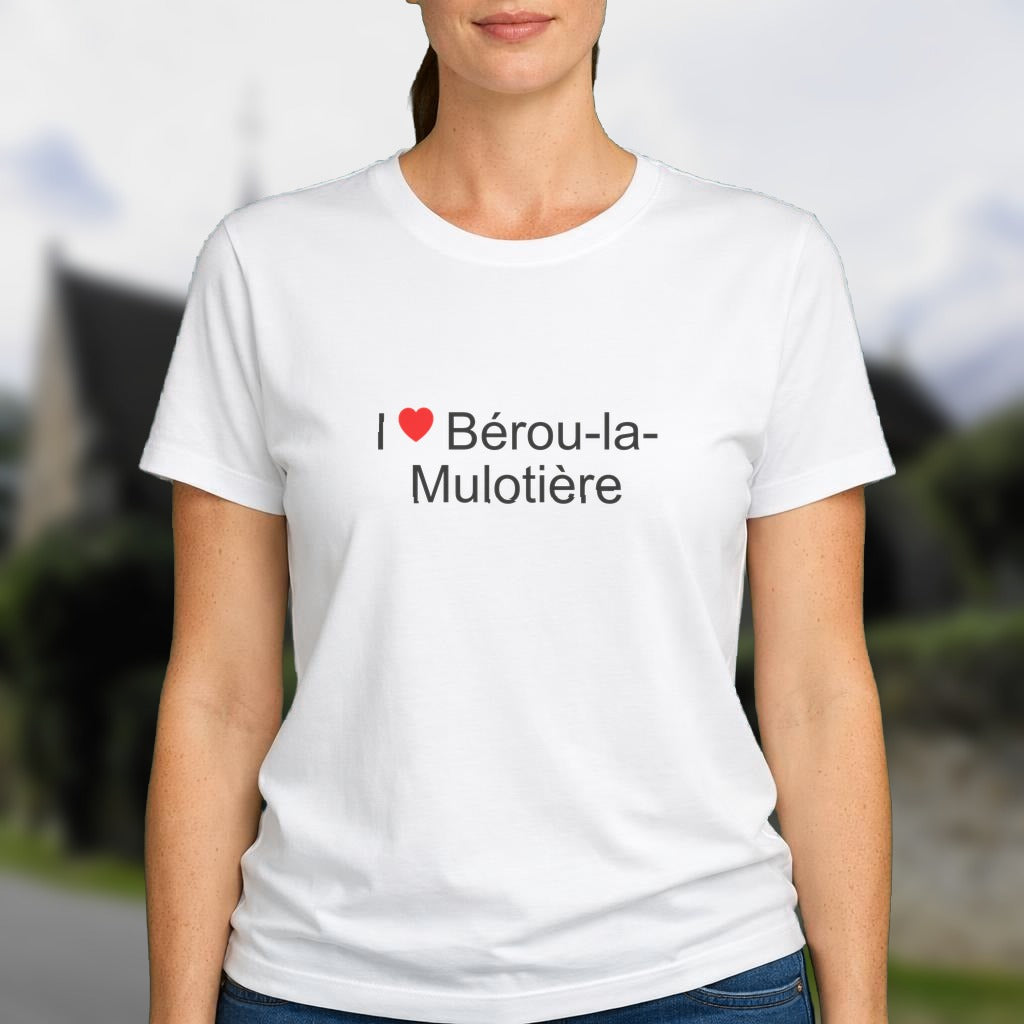 T-shirt I love bérou-la-mulotière