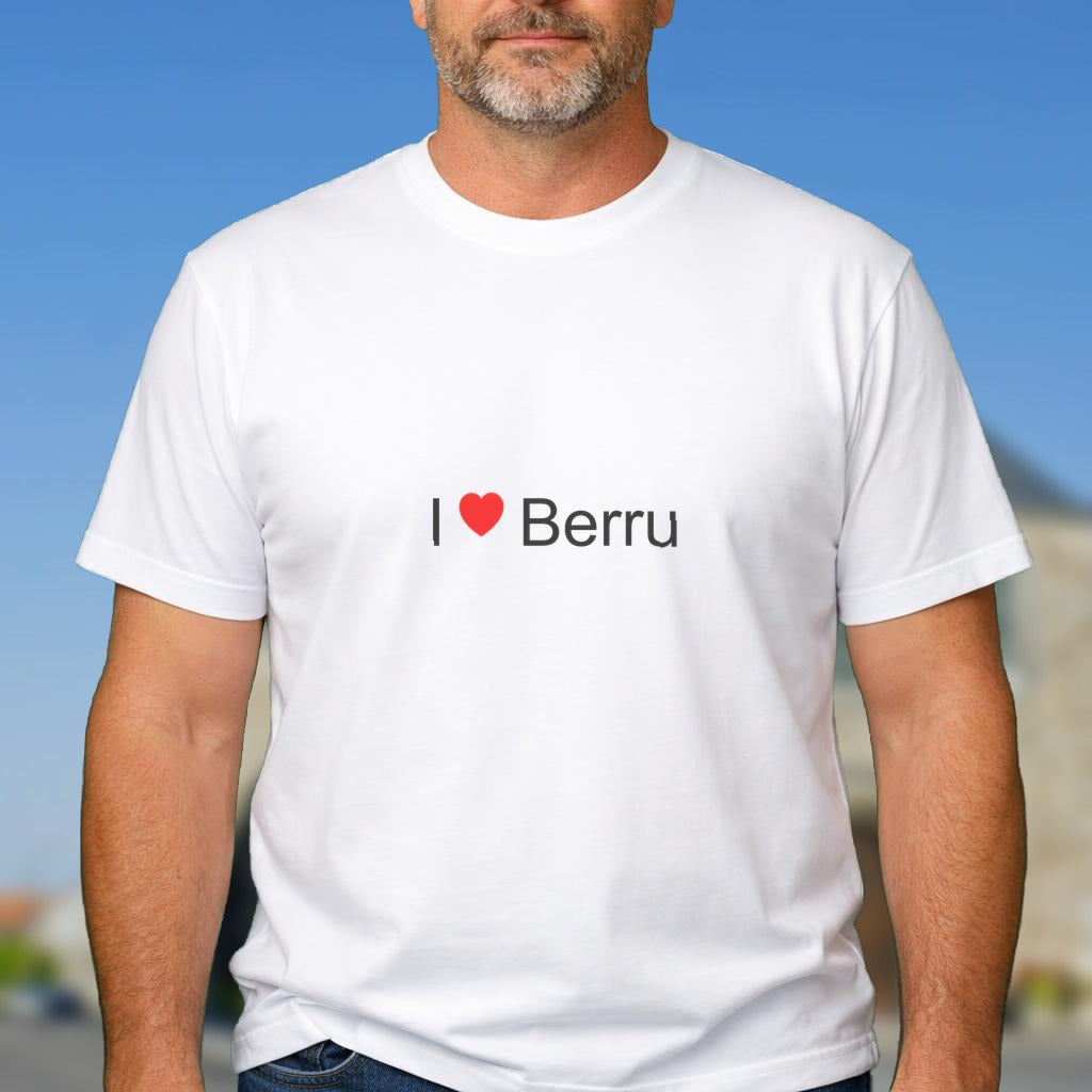 T-shirt I love berru