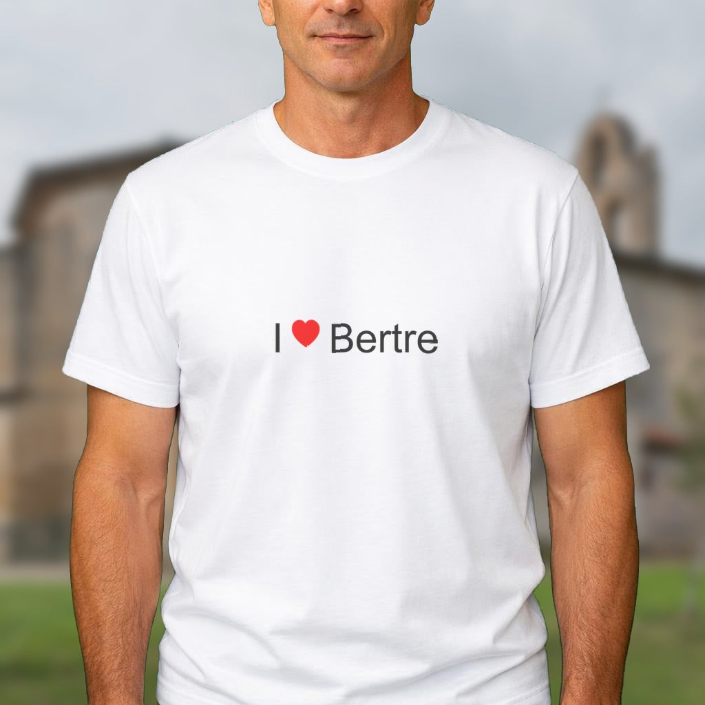 T-shirt I love bertre