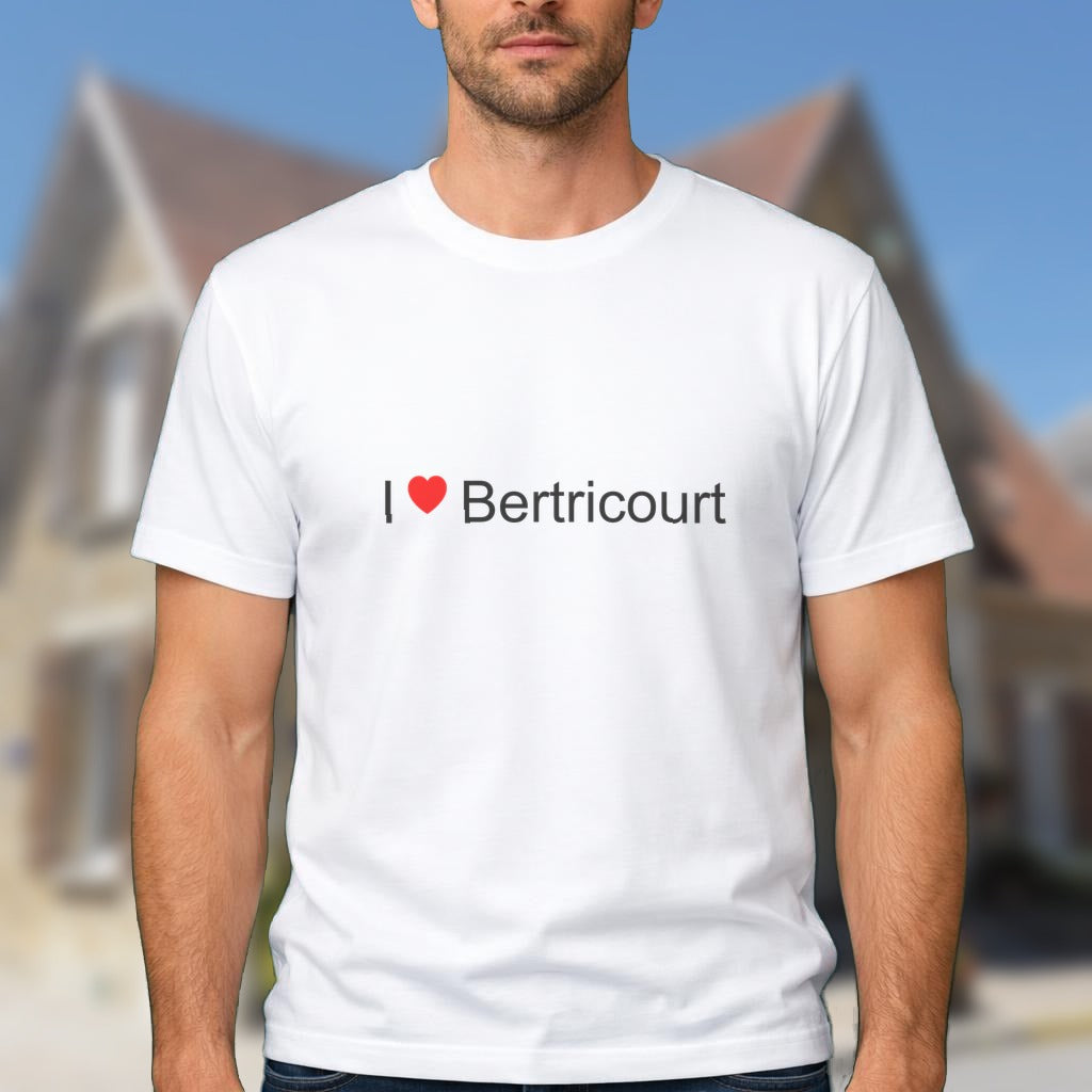 T-shirt I love bertricourt