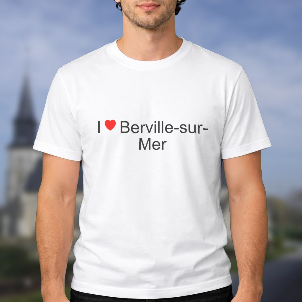 T-shirt I love berville-sur-mer