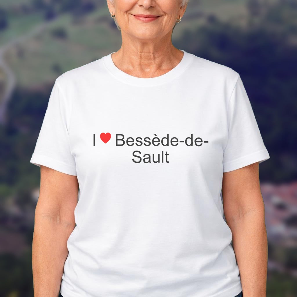 T-shirt I love bessède-de-sault