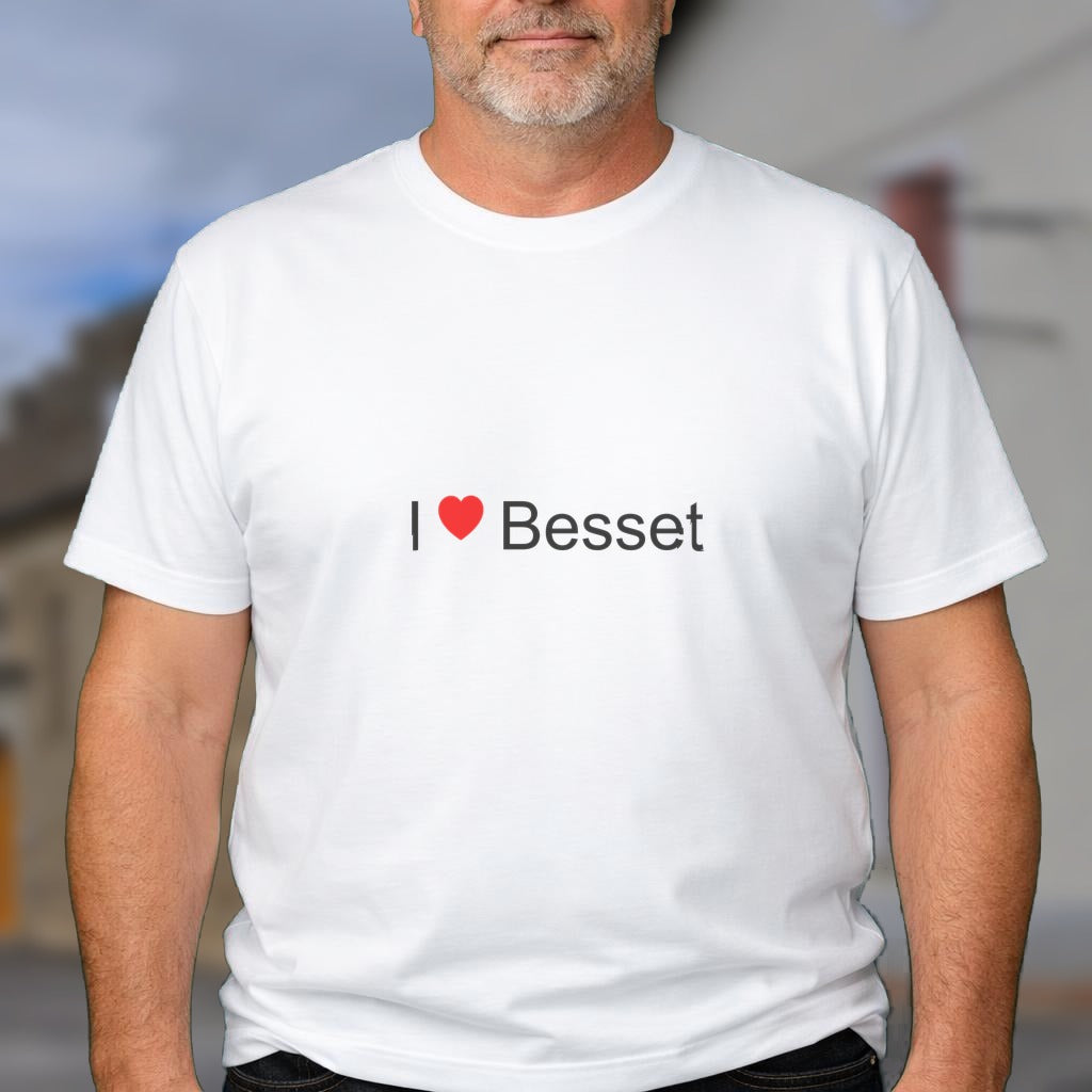 T-shirt I love besset
