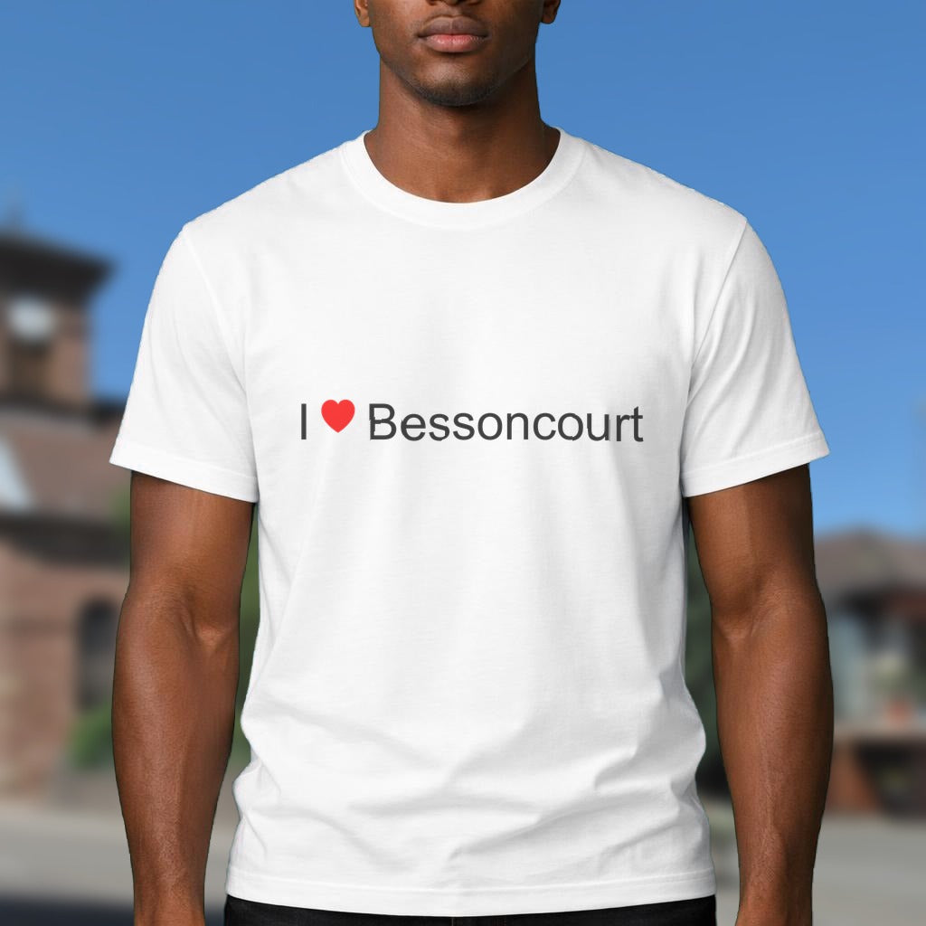 T-shirt I love bessoncourt