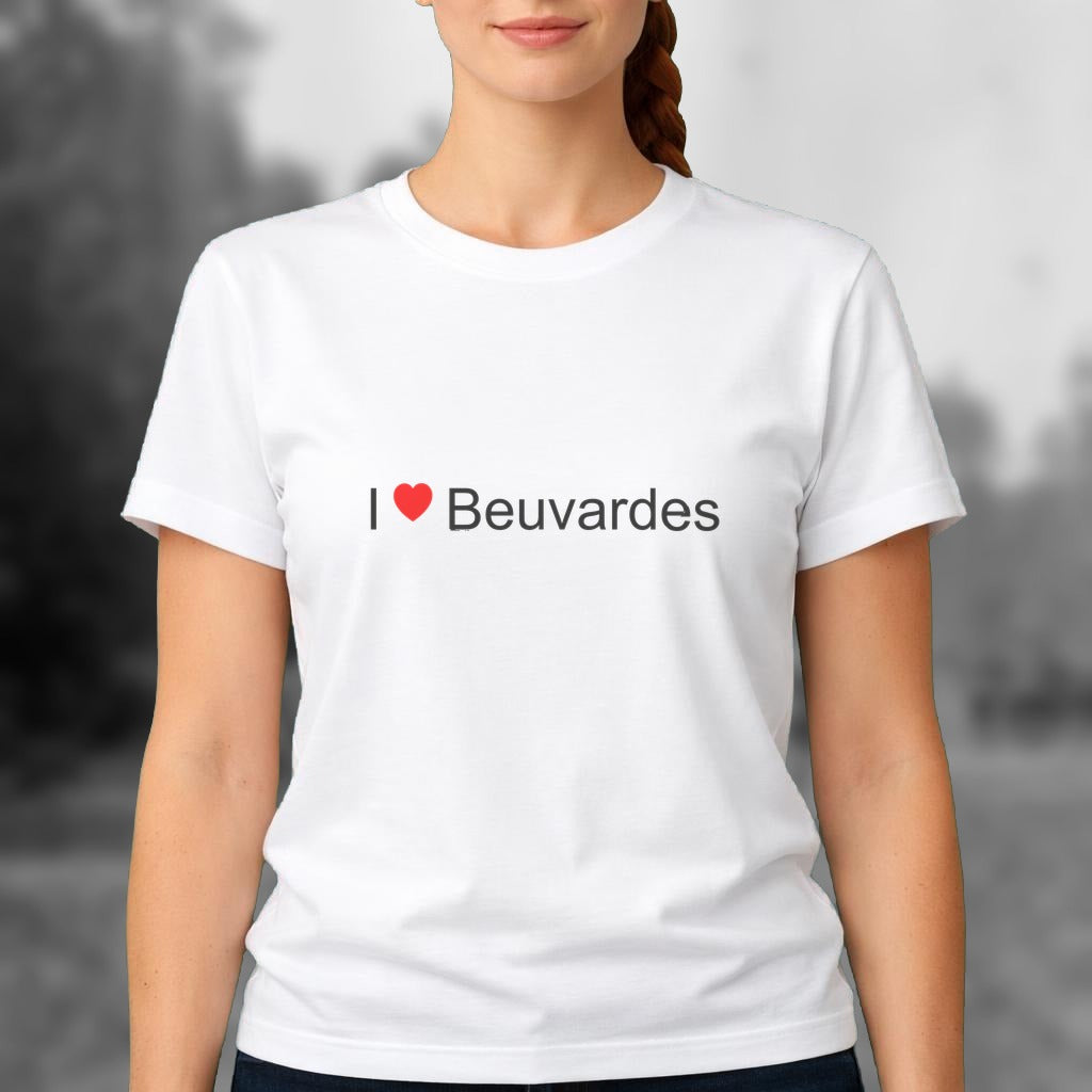 T-shirt I love beuvardes