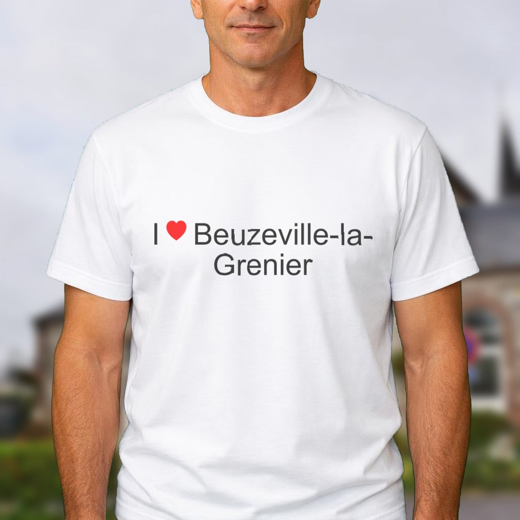 T-shirt I love beuzeville-la-grenier