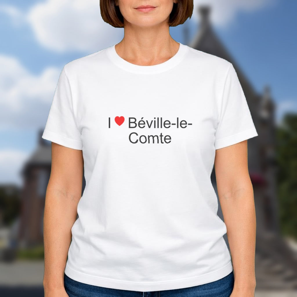 T-shirt I love béville-le-comte