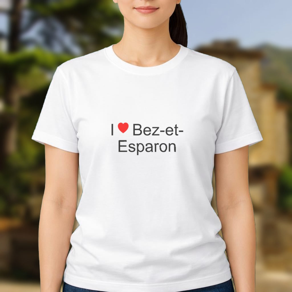 T-shirt I love bez-et-esparon
