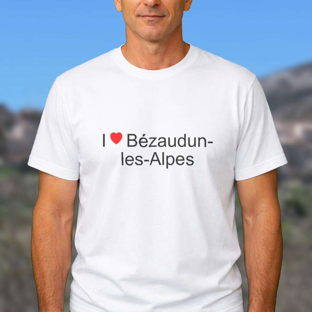 T-shirt I love bézaudun-les-alpes