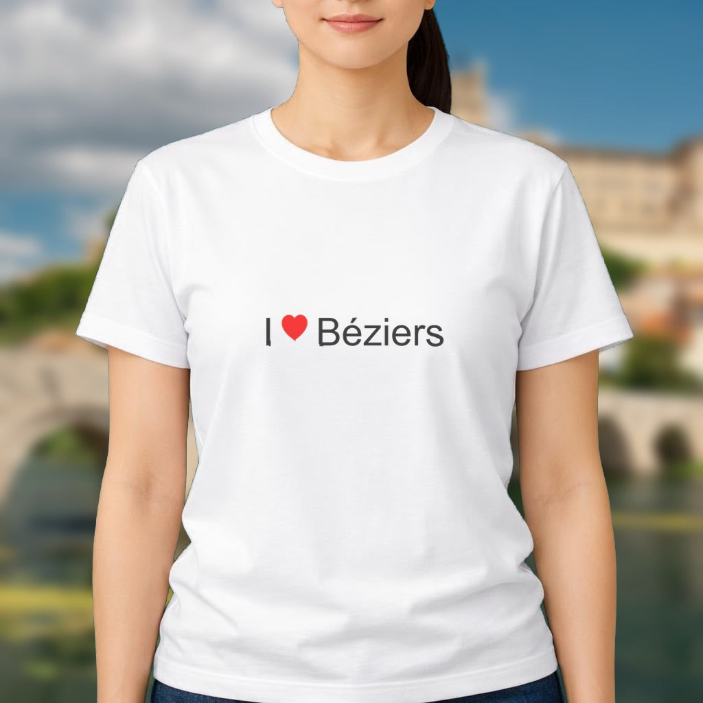 T-shirt I love béziers