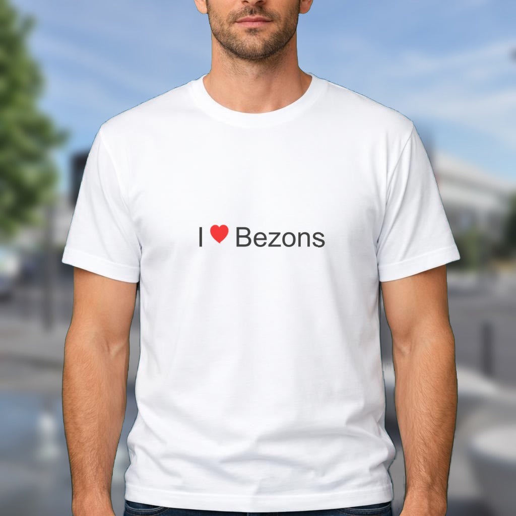 T-shirt I love bezons