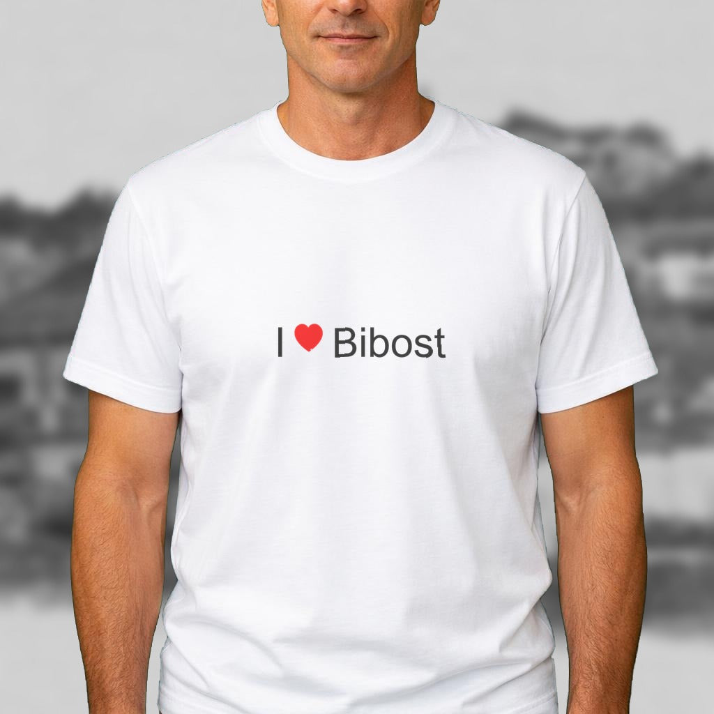 T-shirt I love bibost