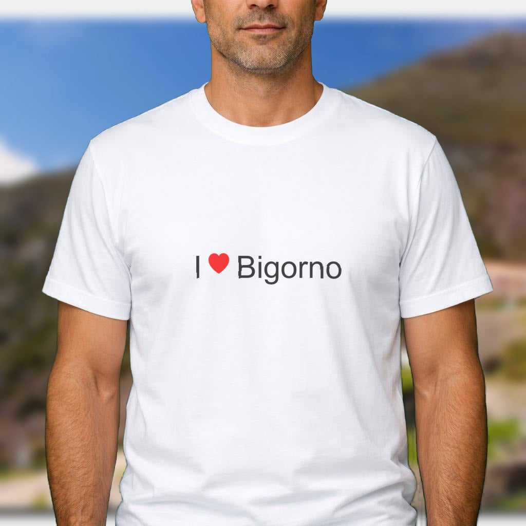 T-shirt I love bigorno