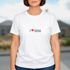 T-shirt I love billé