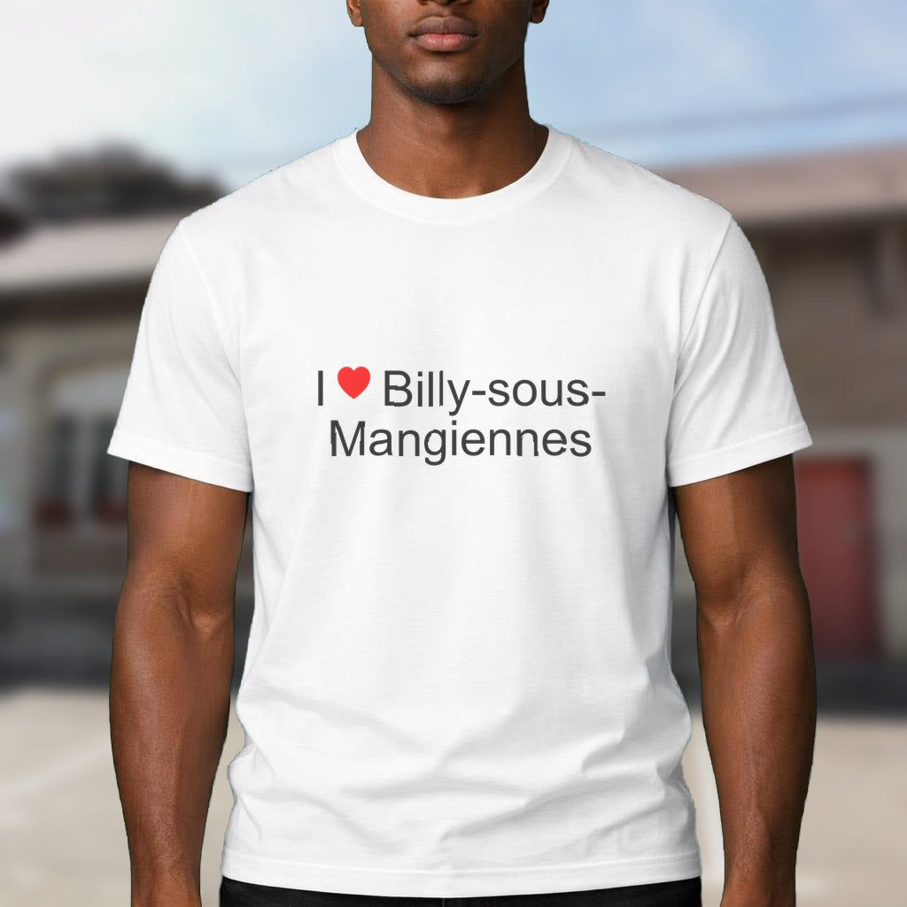 T-shirt I love billy-sous-mangiennes